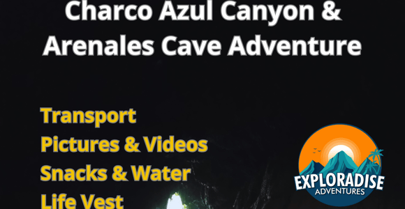 Cave Adventure: Caves & Waterfall Adventure in Charco Azul
