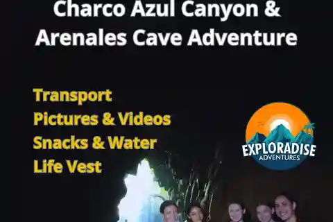 San Juan: Caves & Waterfall Adventure in Charco Azul
