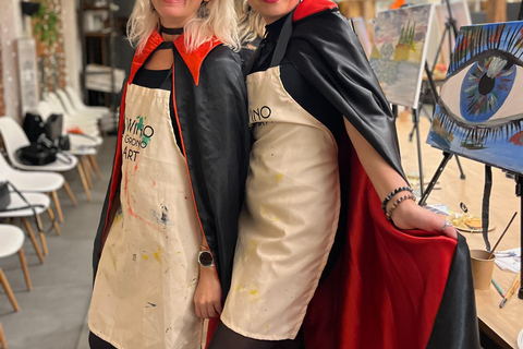 Halloween Painting Party with Wine in Warsaw! Halloween Painting and wine in Warsaw!