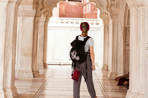 Desde Delhi: Visita guiada de la ciudad de Jaipur con almuerzoDesde Delhi: Excursión con Entradas