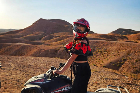 From Marrakech: Agafay Desert Quad Bike, Dinner & Live Show