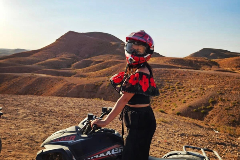 From Marrakech: Agafay Desert Quad Bike, Dinner & Live Show