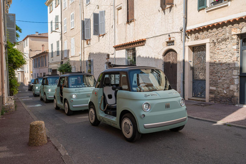 Antibes: Tour in a 100% electric Fiat Topolino 1-hour Discovery Tour in a Fiat Topolino