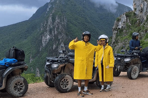 Tirana: Off-Road ATV Adventure to Bovilla Canyon & Viewpoint Bovilla Lake – Single Ride (1 People / 1 Quad Bike)