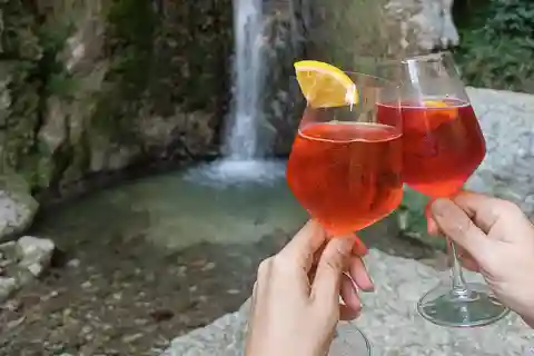 モリーナ滝公園：ツアーとオプションのアペリティフ