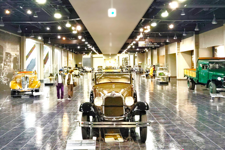 Toyota Automobile Museum & Historic Cars in Motion Departure from Nagoya Station