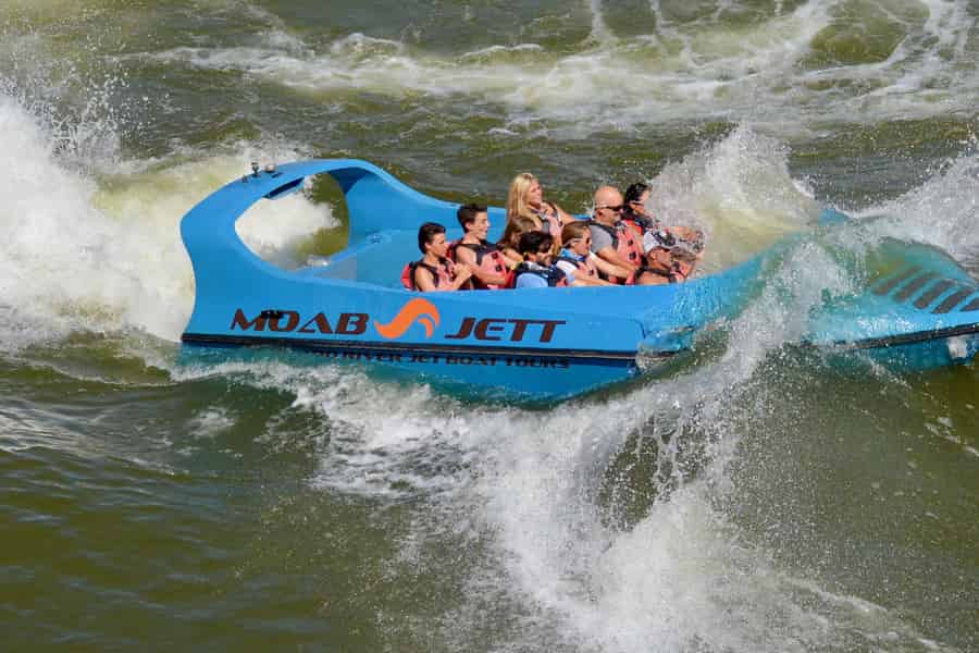 Moab: 2-stündige Abenteuer-Jetboot-Tour im neuseeländischen Stil. Foto: GetYourGuide