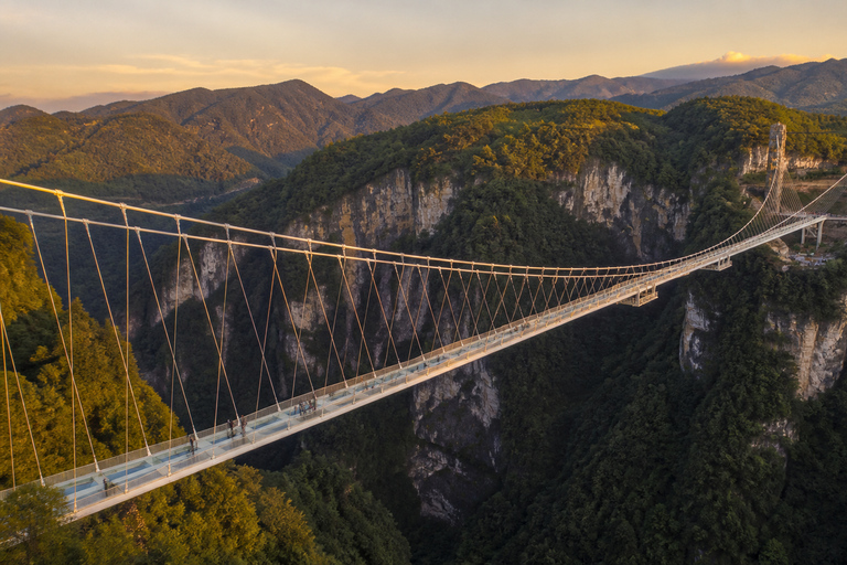 Zhangjiajie: Grand Canyon & Glass Bridge E-Ticket Options English Guide Service Only