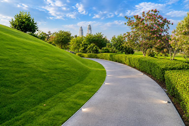 Doha: Katara Hills Park Walking Tour with Hotel Transfers
