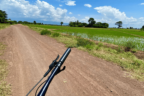 Passeio de bicicleta pelas vilas de Moshi