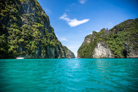 Phi Phi: Tour di un giorno intero alle isole Phi Phi e al tramonto in motoscafo