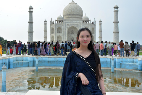 Au départ de Delhi : Circuit de 2 jours à Agra et Fatehpur Sikri en trainHébergement dans un hôtel 5 étoiles