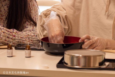 Tillverkning av japanska sötsaker av torkad typ (Ohigashi)