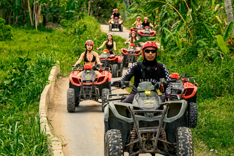 Ubud: Ayung River Rafting & Kuber Quad with Cave & Waterfall Single/Tandem ATV Quad & River Rafting | Transfer Gianyar