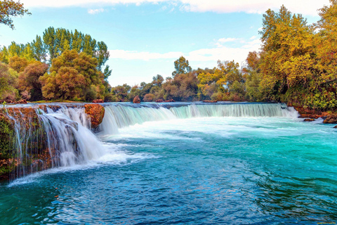 Von Antalya aus: Römische antike Stätten und Manavgat Wasserfall TourVon Antalya aus: Perge Aspendos &amp; Manavgat Wasserfall Tour