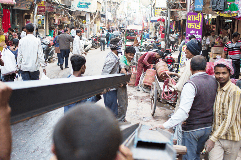 Visite du bidonville d'Old Delhi