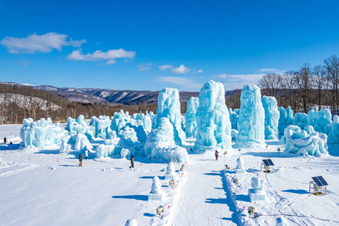 Hokkaid: Lake Shikotsu Ice Festival & Lake Toya Day Trip