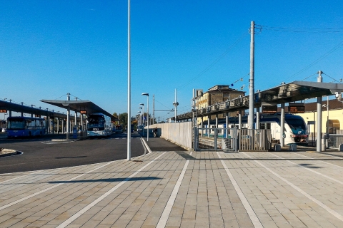Autobús exprés entre Aeropuerto Marco Polo y Estación MestreDel aeropuerto Marco Polo a la estación de Mestre: ida