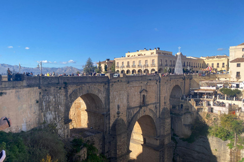 from Mijas, Malaga: Private tour Ronda incl. transfer, bullfighting arena and tapas