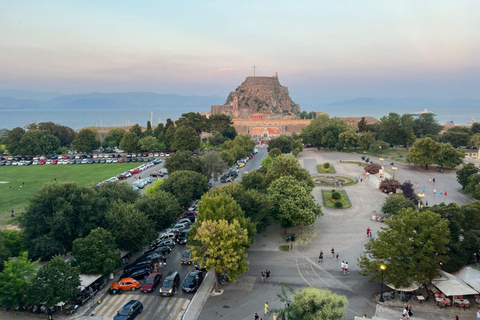 Kavos: Corfu Old Town Night Tour with Transfer