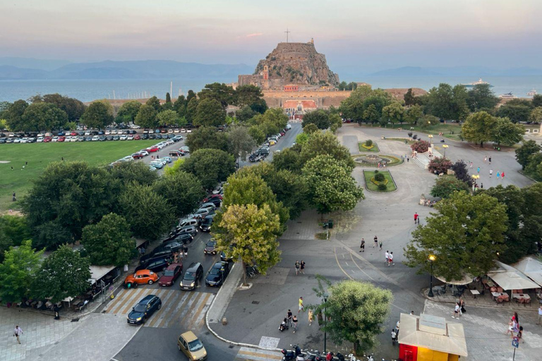 Kavos: Corfu Old Town Night Tour with Transfer