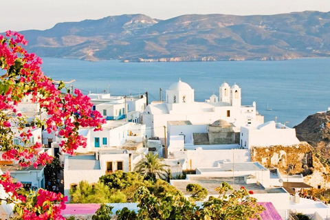 From Crete: Milos Island Day Trip with Guided Tour & Ferry Rethymno Area: Tour with Hotel Pickup