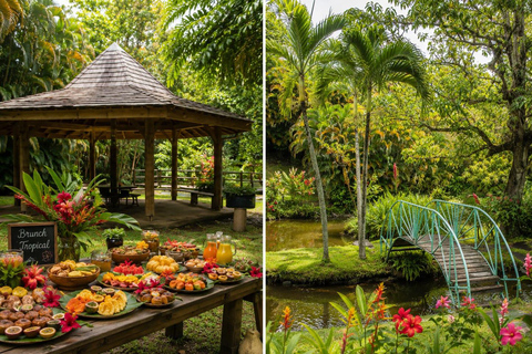 Tropical getaway at the Jardin d'O: Guided visit, Creole brunch, canoeing & massage Tropical getaway at the Jardin d'O Guided visit Creole brunch Canoe & massage