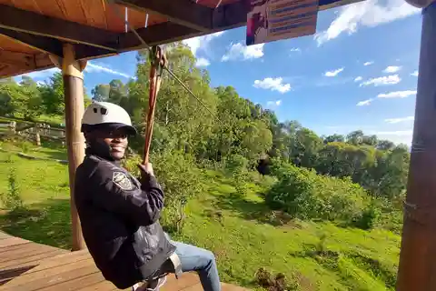 Kigali: Experiência de tirolesa no Monte Kigali