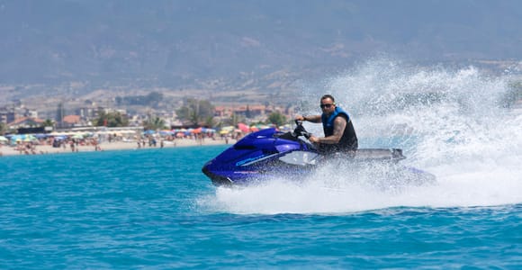 Golfo di Cagliari: 300 HP Yamaha GP1800R Jet Ski Rental