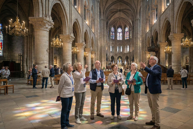 Paryż: wnętrze i skarbiec Notre-Dame: certyfikowana wycieczka z przewodnikiem