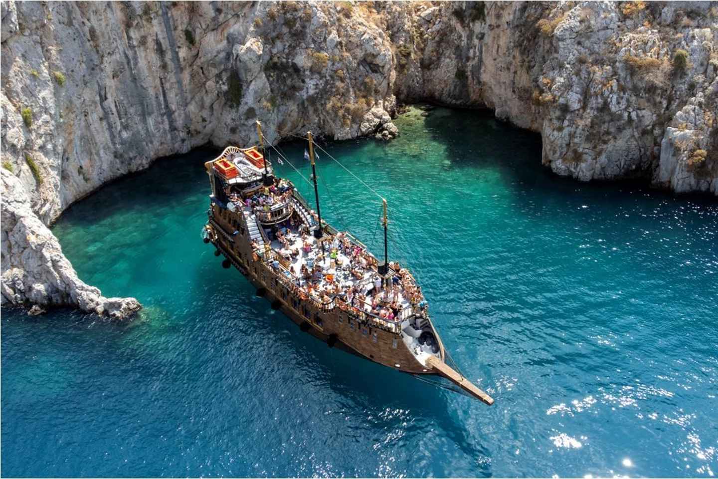 From Kos:A full day cruise in the newest luxury vessel!