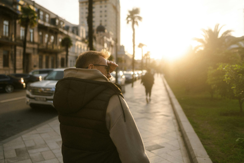 Batumi: Night Walking Tour with Local Drink
