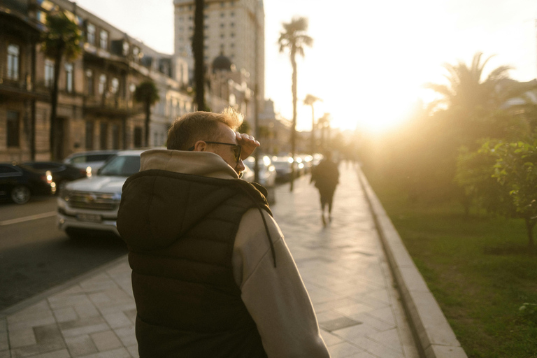 Batumi: Night Walking Tour with Local Drink