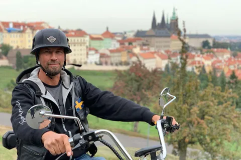 Visite du cœur de Prague en scooter électrique Tricycle