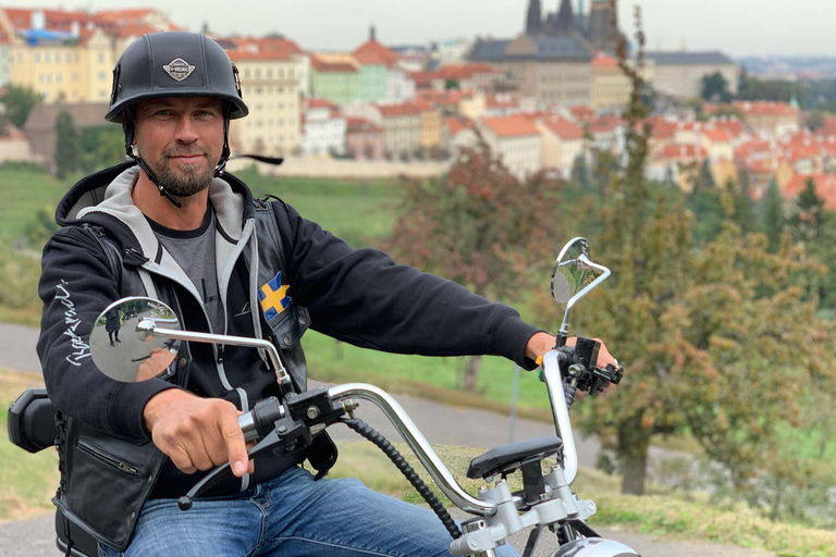 Prague: Heart of Prague Electric Tricycle Scooter Tour 30-Minute Lesser Quarter Tour with English-Speaking Guide