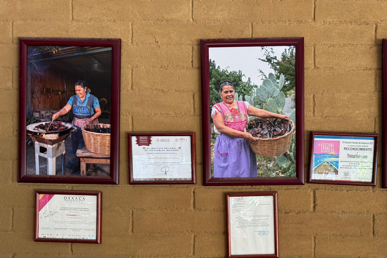 Cocina Ancestral, Arte Textil en Teotitlán y Árbol del TuleSólo Clase de Cocina en Español Directamente en Teotitlán (Sin coche)