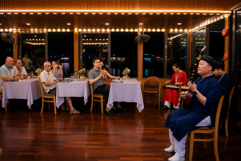 Hue: Perfume River Night Cruise, Ca Hue Music & Lanterns