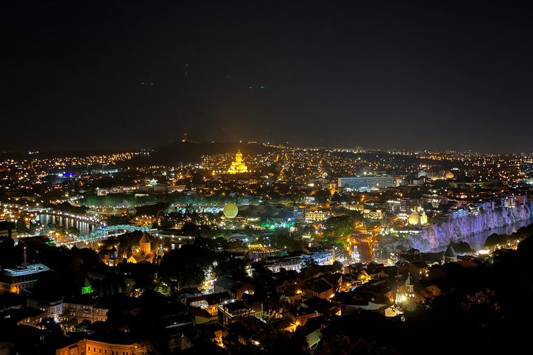 Tbilisi by Night: Private Old Town Walk & Traditional Dinner Muslim-Friendly Dinner (No Pork, No Alcohol)