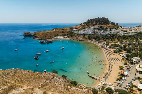 Rhodes: Lindos Cruise with Swimming Stops