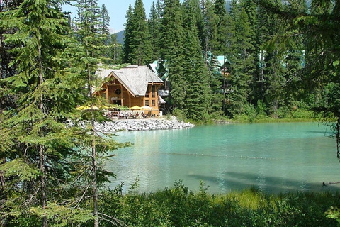 Excursão ao Emerald Lake, Lake Louise, Moraine, JohnstonCanyon&amp;Banff