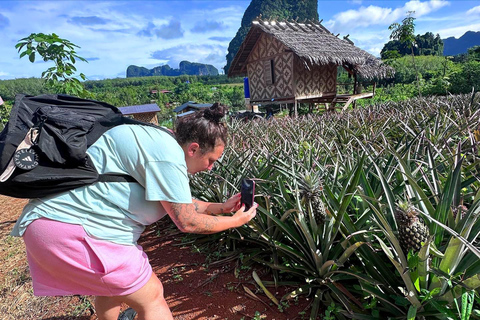 Ao Nang: Crystal Pool Kayaking, ATV, and Pineapple Farm Tour 1-Hour ATV Ride