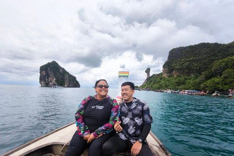 Krabi: Private 4 Islands Longtail Tour with Hotel Pick-up Private 4 Islands Sunset Tour with Dinner (Afternoon)
