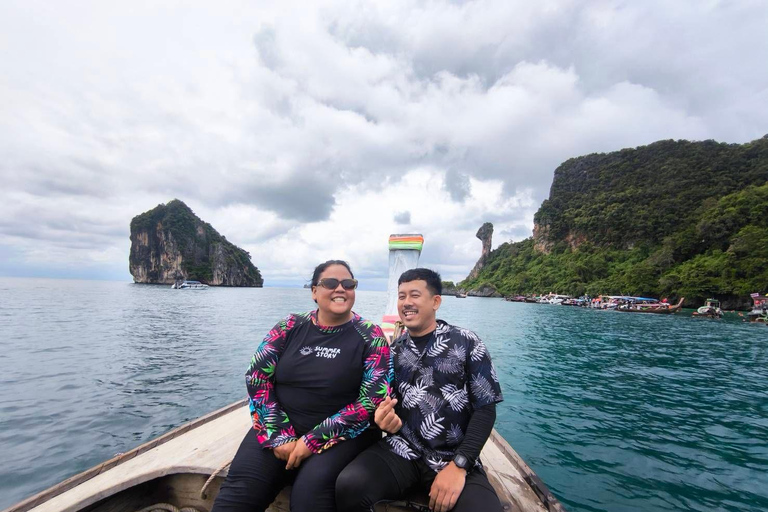 Krabi: Private 4 Islands Longtail Tour with Hotel Pick-up Private 4 Islands Sunset Tour with Dinner (Afternoon)