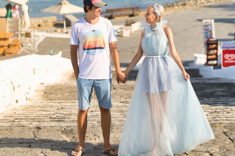 Mykonos : séance photo privée d&#039;une heure dans la ville de Mykonos