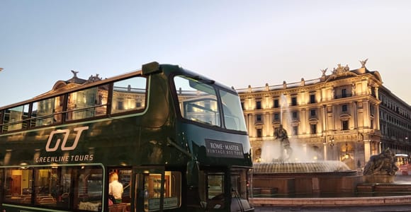 Rome: Nighttime Tour by Open-Top Bus