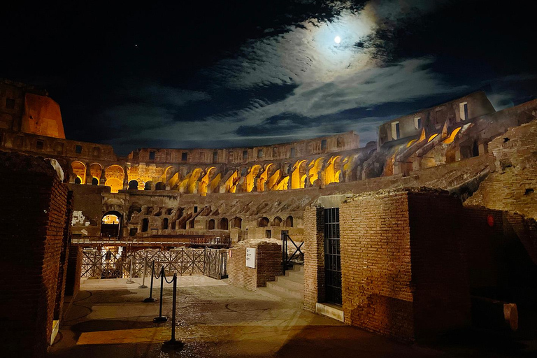 COLOSSEUM UNDERGROUND AND ARENA FLOOR BY NIGHT
