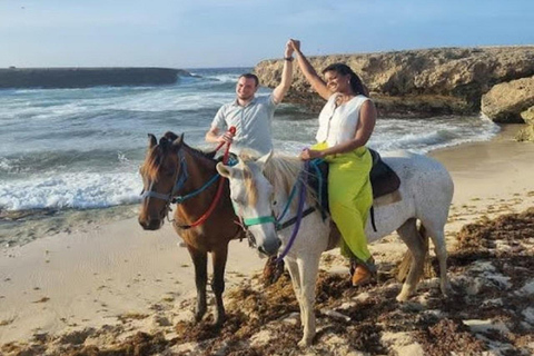 Aruba: Horseback Morning Tour and Beach Ride