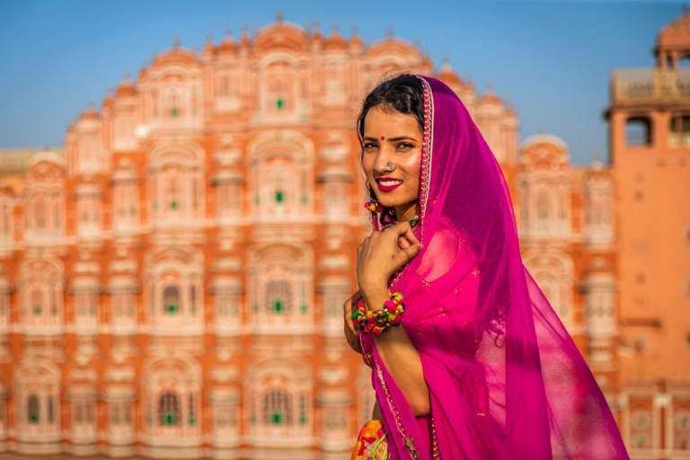 Z Delhi: 1-dniowe zwiedzanie Jaipur samochodem