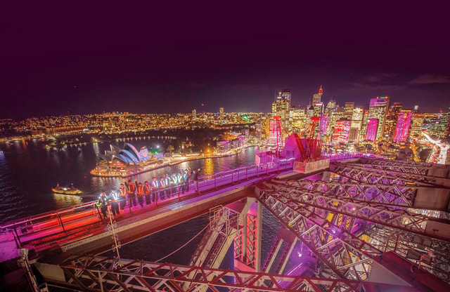 The Vivid Sydney BridgeClimb
