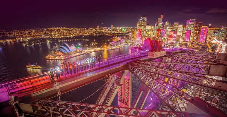 The Vivid Sydney BridgeClimb